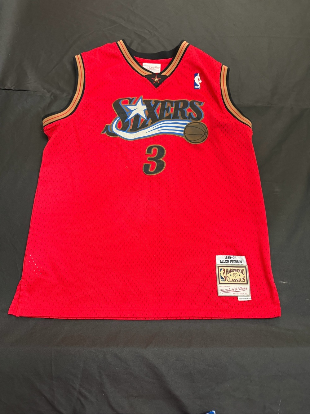 Mitchell & Ness Allen Iverson 76ers Jersey 1999-00 Hardwood Classics Stitched
